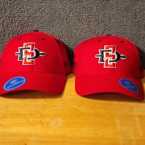 Top of the World San Diego Aztecs Velcroback Hat - New - Picture 9 of 9